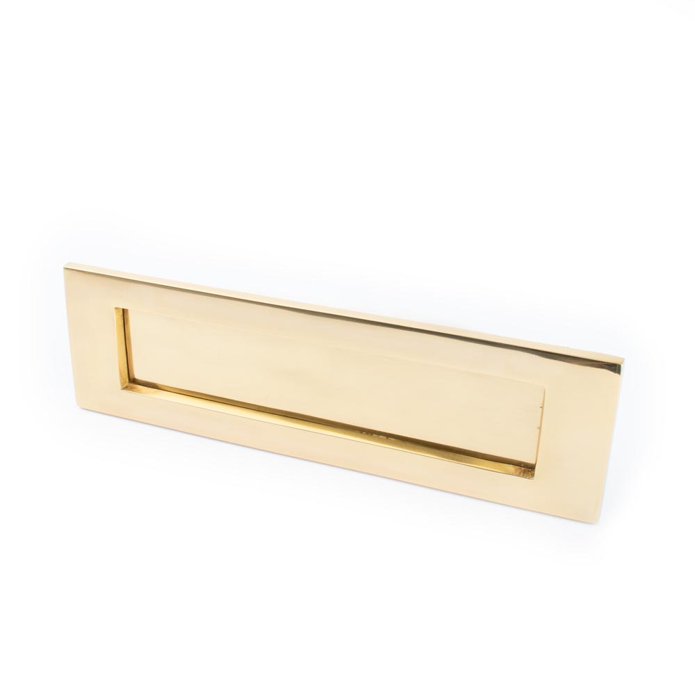 Dart Letterplate (10 x 3 Inch) - Polished Brass